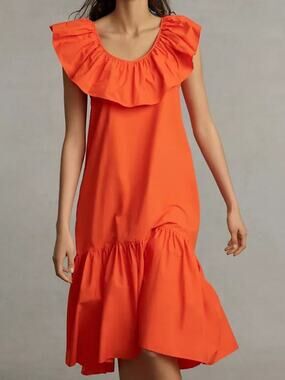 Whit Two Flouncy Ruffle Maxi Dress Sz XS
